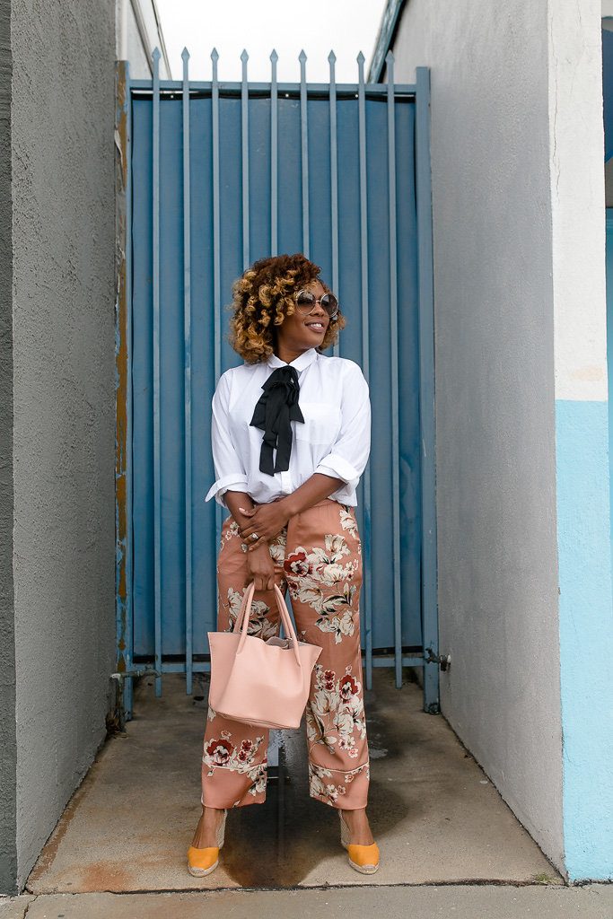A polished pyjama look from blogger Hautemommie